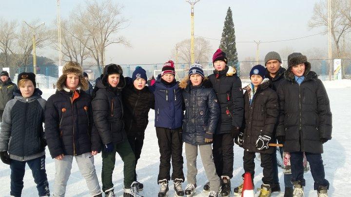 Веселые старты на льду - 2018