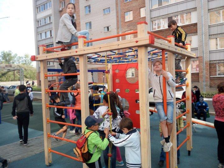 Открытие игровой площадки