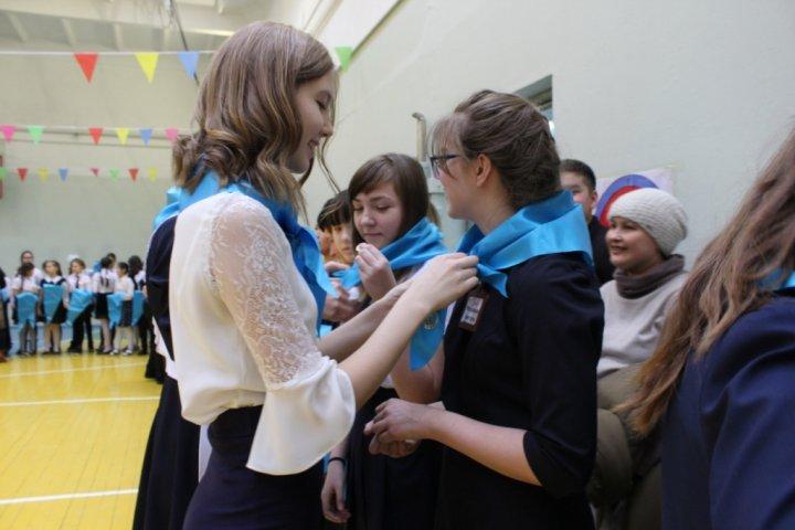 Торжественное принятие в ряды РОО ЕДЮО «Жас Ұлан»