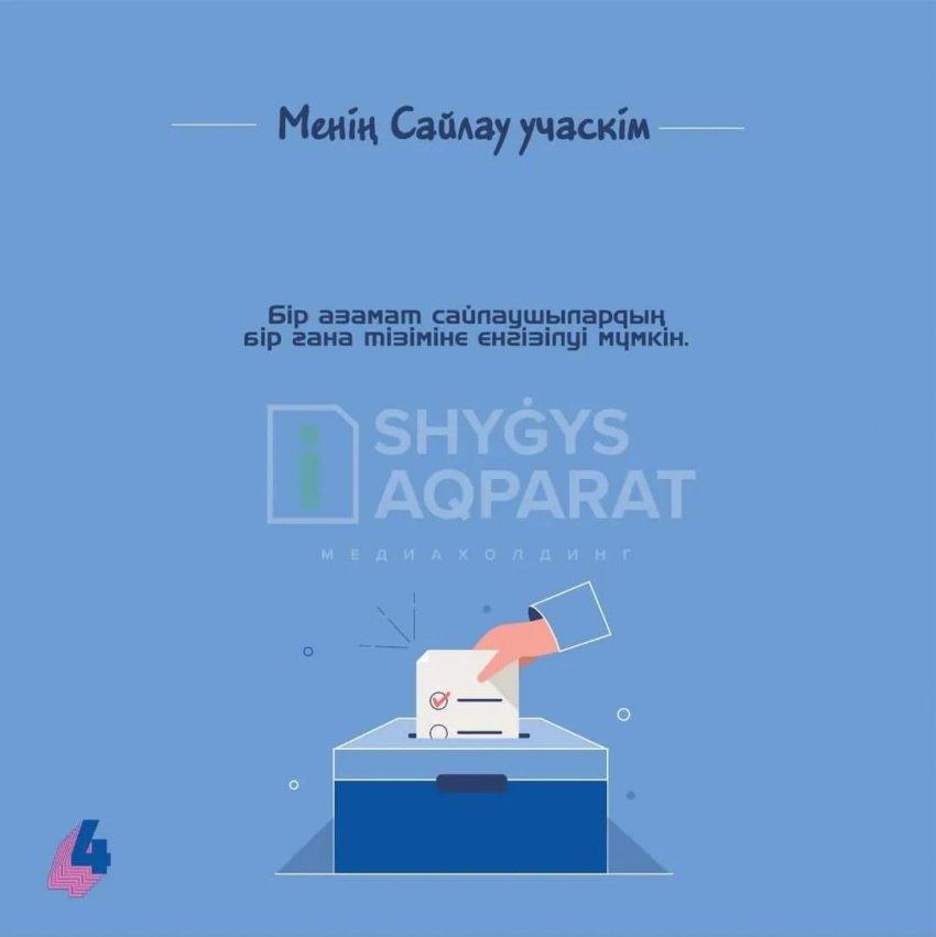Менің Сайлау учаскім.
